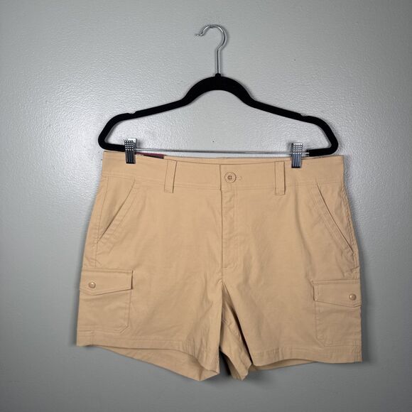 NEW- Eddie Bauer Ladies Cargo Pocket Short Size 14 Khaki - NWT MSRP $59 - Picture 4 of 16